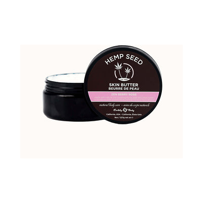 Earthly Body Hemp Seed Skin Butter Zen Berry Rose 8 oz.