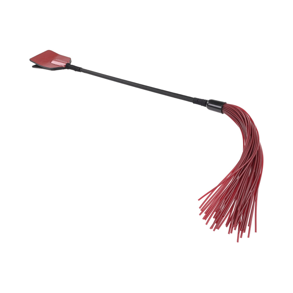 Sportsheets Saffron Tap &amp; Tickle Dual-Ended Crop and Silicone Flogger