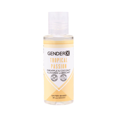 Gender X Tropical Passion Pineapple & Coconut Flavored Water-Based Lubricant 2 oz.