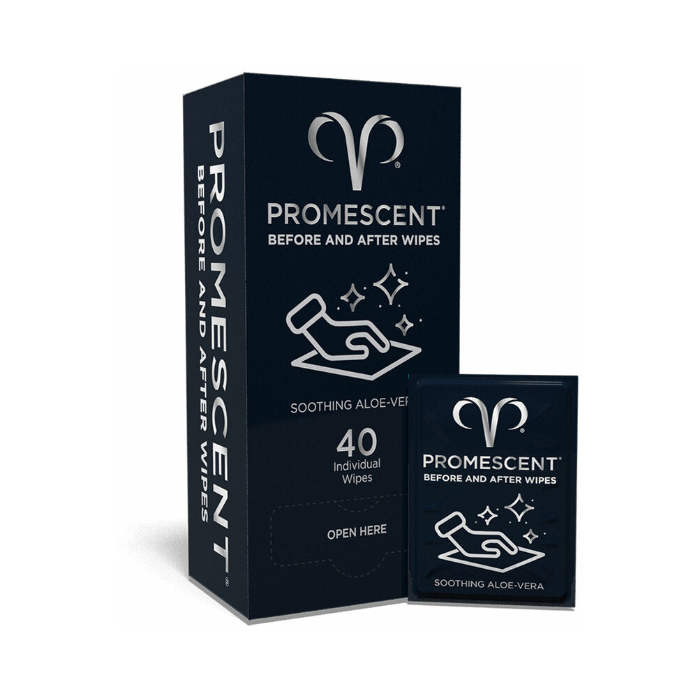 Promescent Before &amp; After Individual Wipes 40-Pack