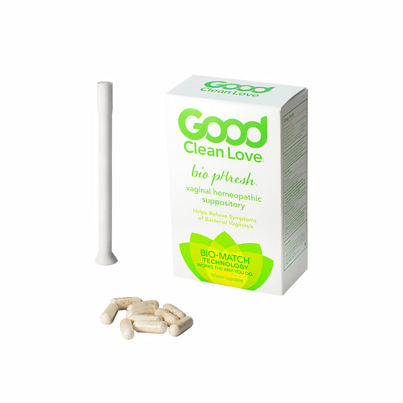 Good Clean Love BiopHresh Vaginal Homeopathic Suppository 10-Pack