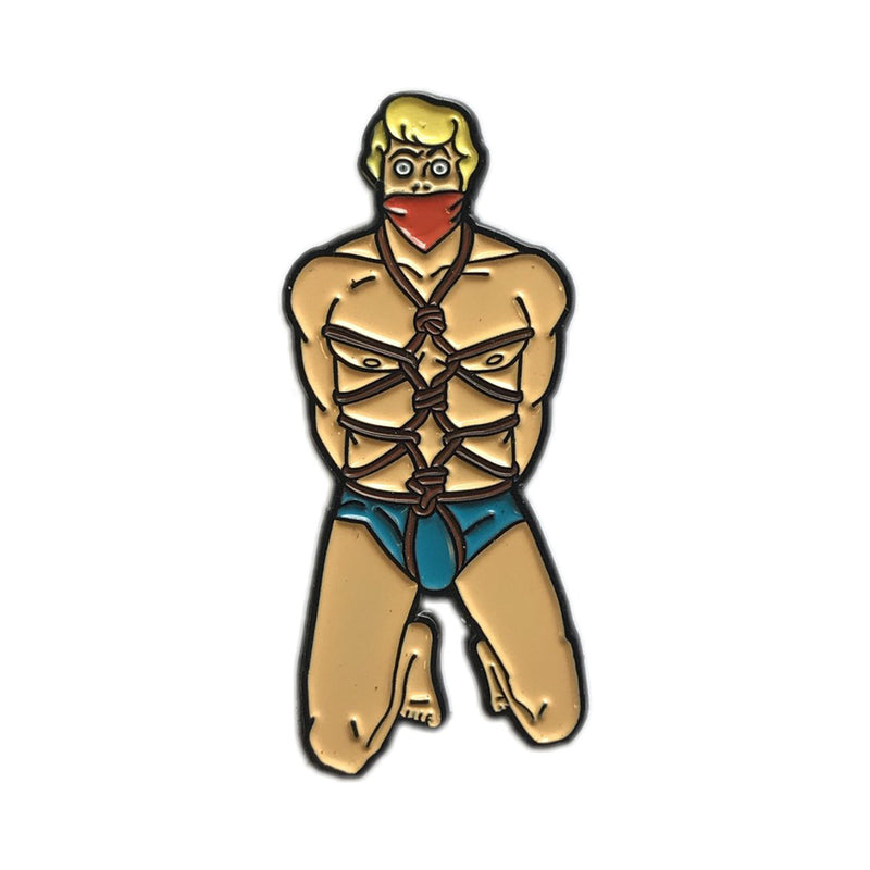 Geeky &amp; Kinky The Blonde Guy Enamel Pin
