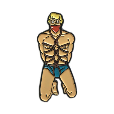 Geeky & Kinky The Blonde Guy Enamel Pin