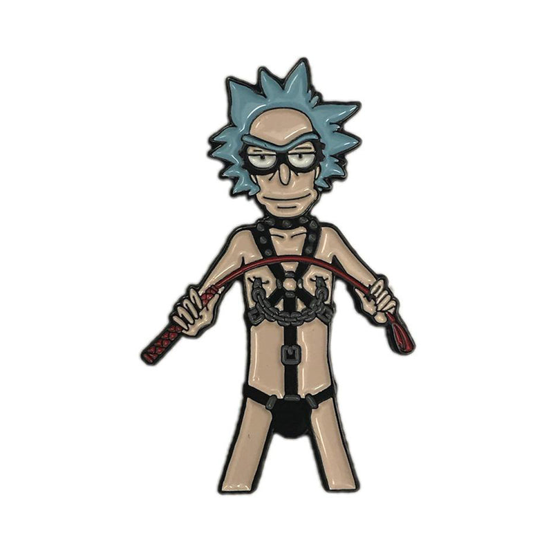 Geeky &amp; Kinky Alcoholic Mad Scientist Enamel Pin