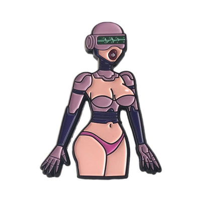 Geeky & Kinky Sex Robot Enamel Pin