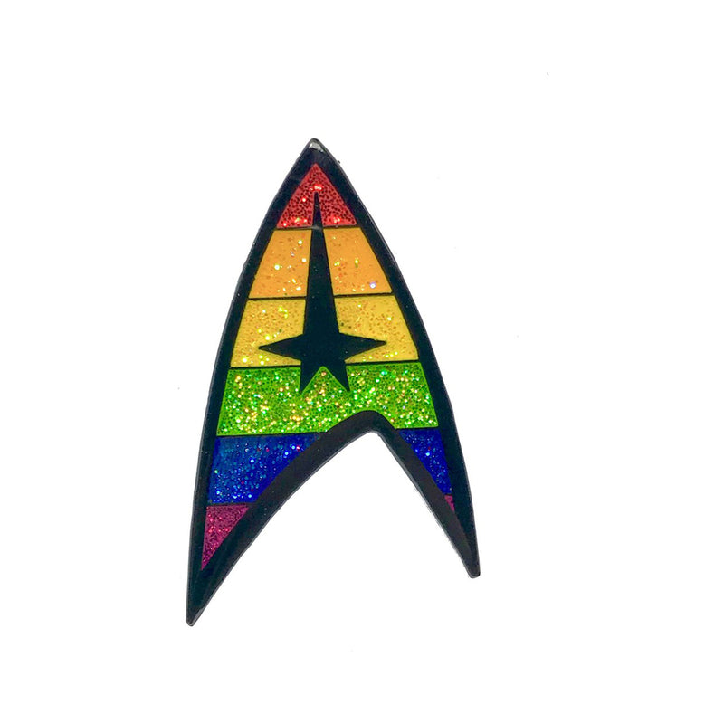 Geeky &amp; Kinky Federation Pride Enamel Pin