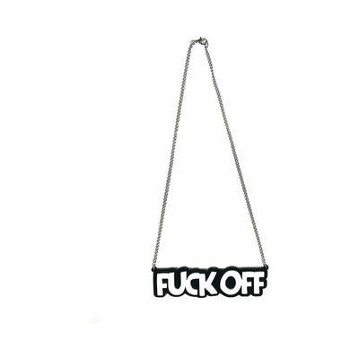 Geeky & Kinky Fuck Off Necklace