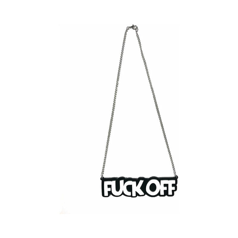 Geeky & Kinky Fuck Off Necklace