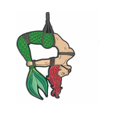 Geeky & Kinky Mermaid (Green) Enamel Pin