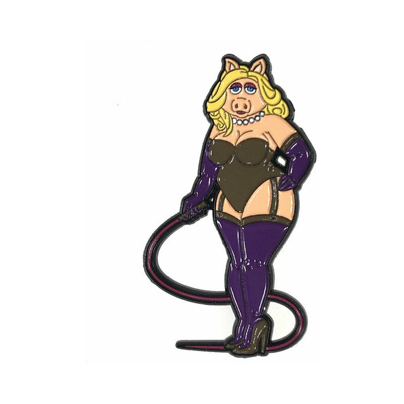 Geeky &amp; Kinky Mistress Swine Enamel Pin