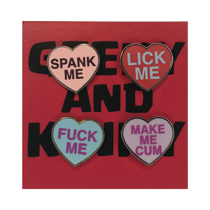 Geeky & Kinky Kinky Hearts Series 2 Enamel Pins