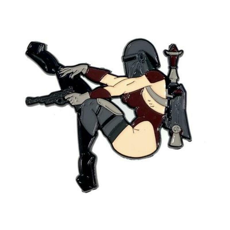 Geeky &amp; Kinky Lady Hunter Enamel Pin