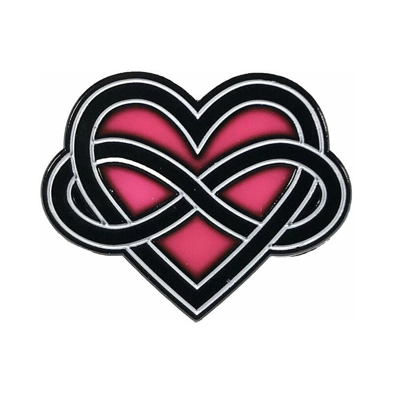 Geeky &amp; Kinky Infinite Love (Polyamory Symbol) Enamel Pin