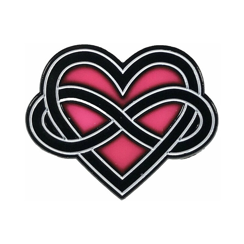 Geeky & Kinky Infinite Love (Polyamory Symbol) Enamel Pin