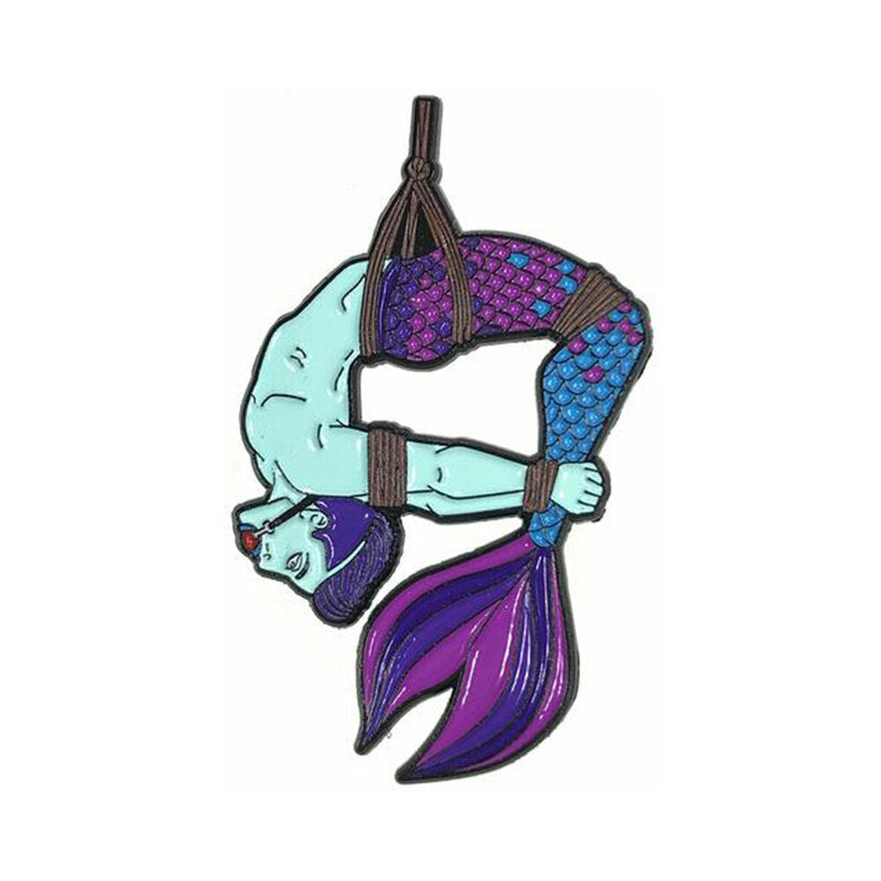 Geeky &amp; Kinky Merman (Blue) Enamel Pin