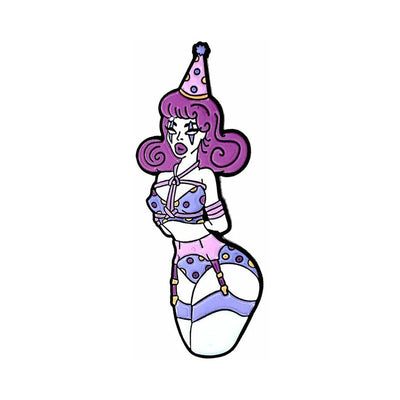 Geeky & Kinky Rope Clown Enamel Pin