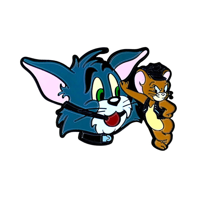 Geeky &amp; Kinky Cat &amp; Mouse Enamel Pin
