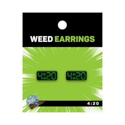 4:20 Weed Earrings