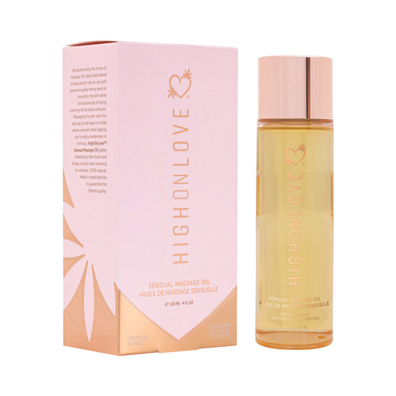 HighOnLove Massage Oil Tropical Sunset