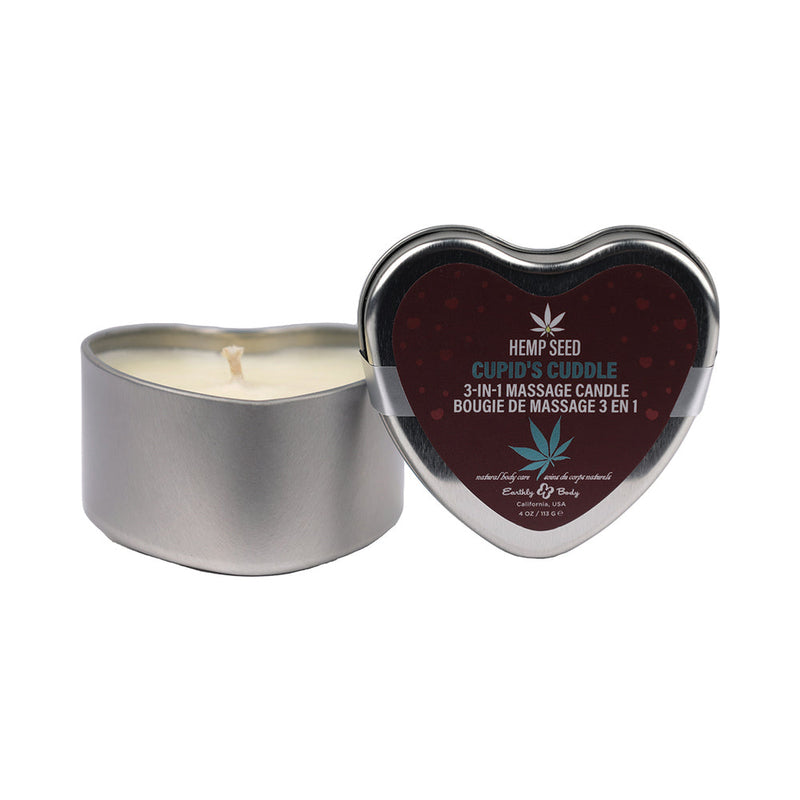 Earthly Body Hemp Seed 3-in-1 Valentines Day Candle Cupid&