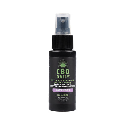 Earthly Body CBD Daily Ultimate Strength Lavender 2-Piece Holiday Gift Set