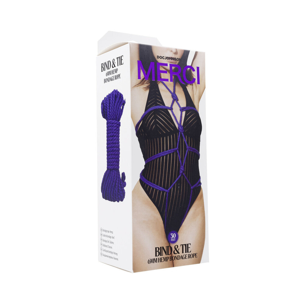 Merci Bind &amp; Tie 6mm Hemp Bondage Rope 30 &