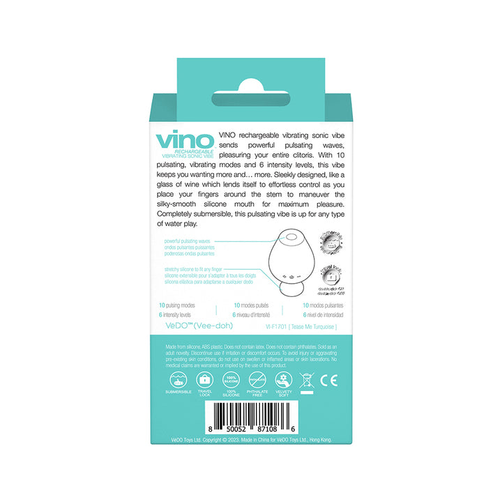 VeDO Vino Rechargeable Vibrating Sonic Vibe