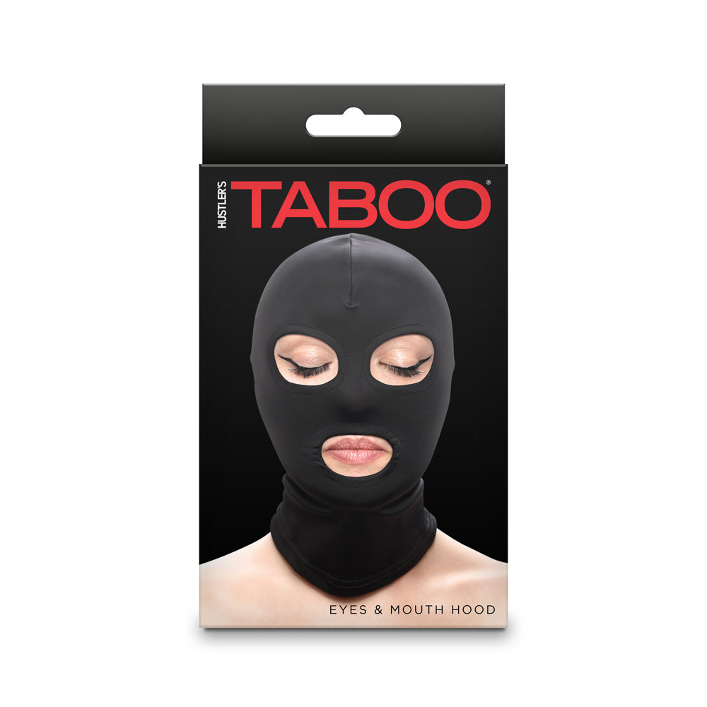 Hustler Taboo Eyes&amp;Mouth Hood Black