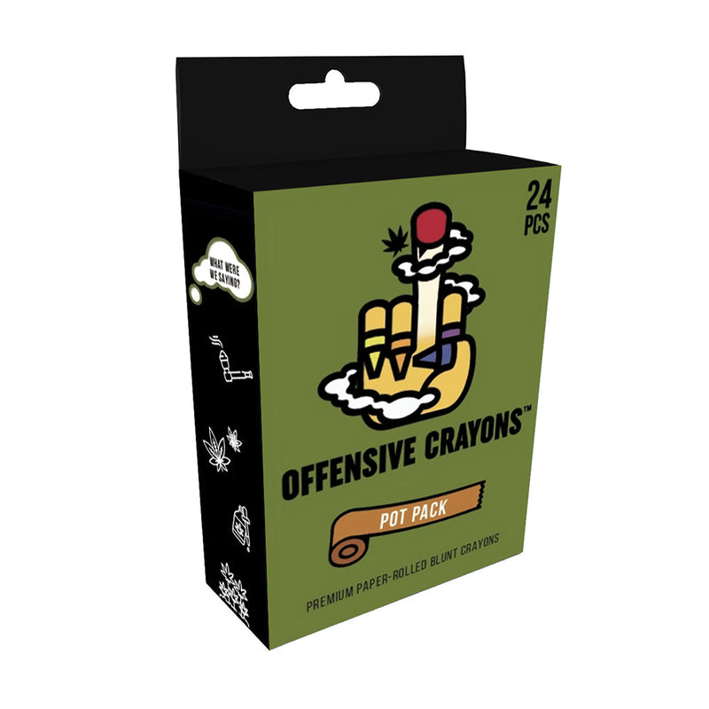 Offensive Crayons Pot Pack – Nice & Naughty