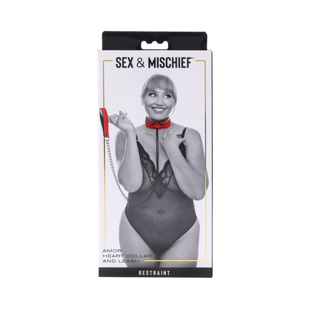 Sportsheets Sex &amp; Mischief Amor Collar and Leash