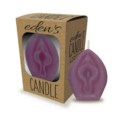 Eden''s Vagina Candle Eggplant