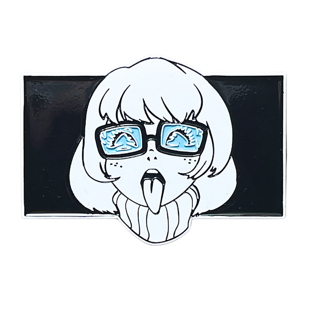 Geeky &amp; Kinky Nerdy Girl V2 Enamel Pin
