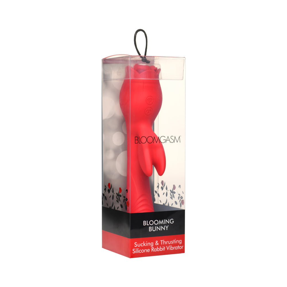 Bloomgasm Blooming Bunny Sucking &amp; Thrusting Silicone Rabbit Vibrator