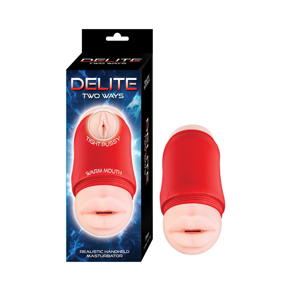 Delite Two Ways Mouth &amp; Vagina Beige