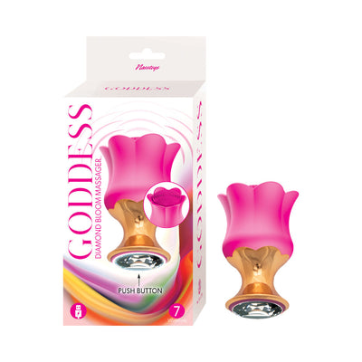 Goddess Diamond Bloom Massager Fushcia