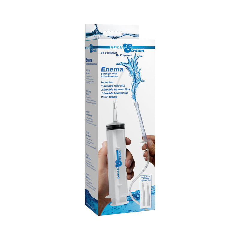 CleanStream Enema Syringe with Attachments