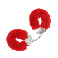 Ouch! Heavy-Duty Fluffy Handcuffs Red