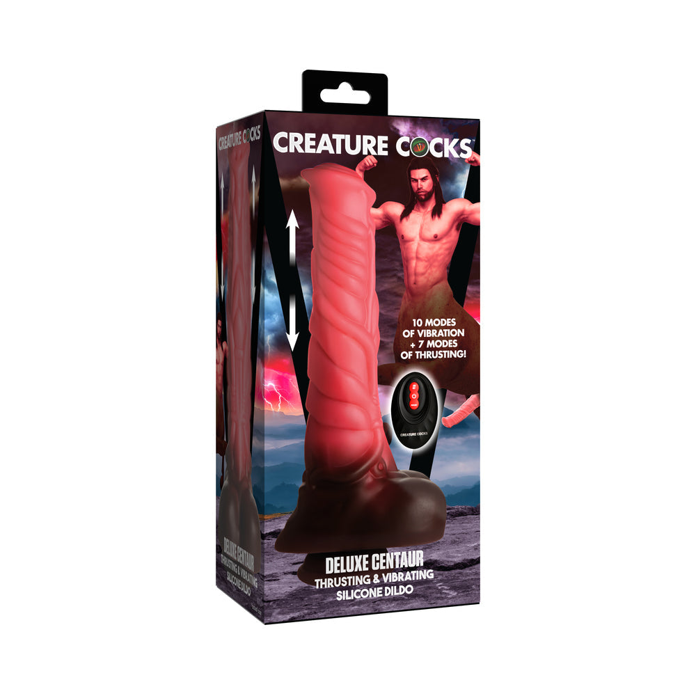 Creature Cocks Centaur Thrusting &amp; Vibrating Silicone Dildo with Remote Control