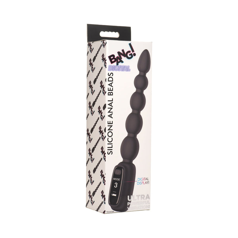 BANG! Digital Silicone Anal Beads