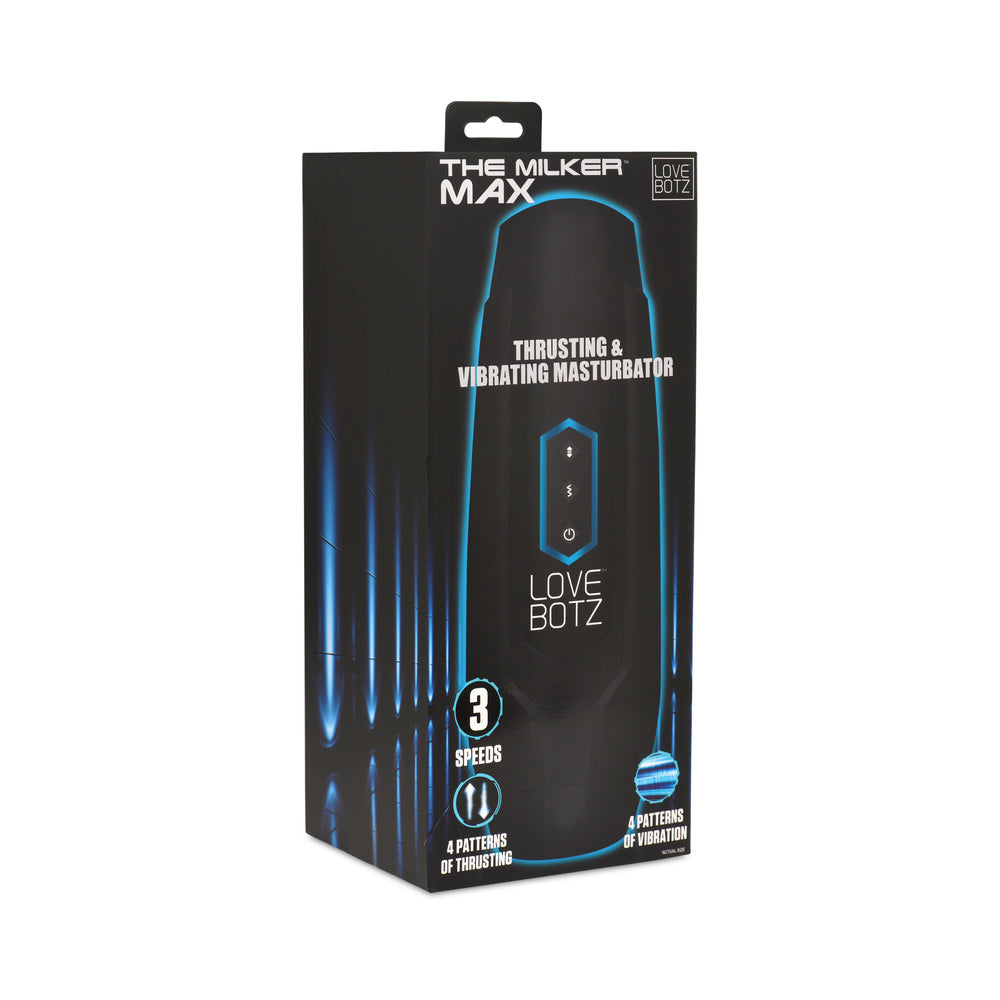 LoveBotz The Milker Max 14X Thrusting &amp; Vibrating Masturbator