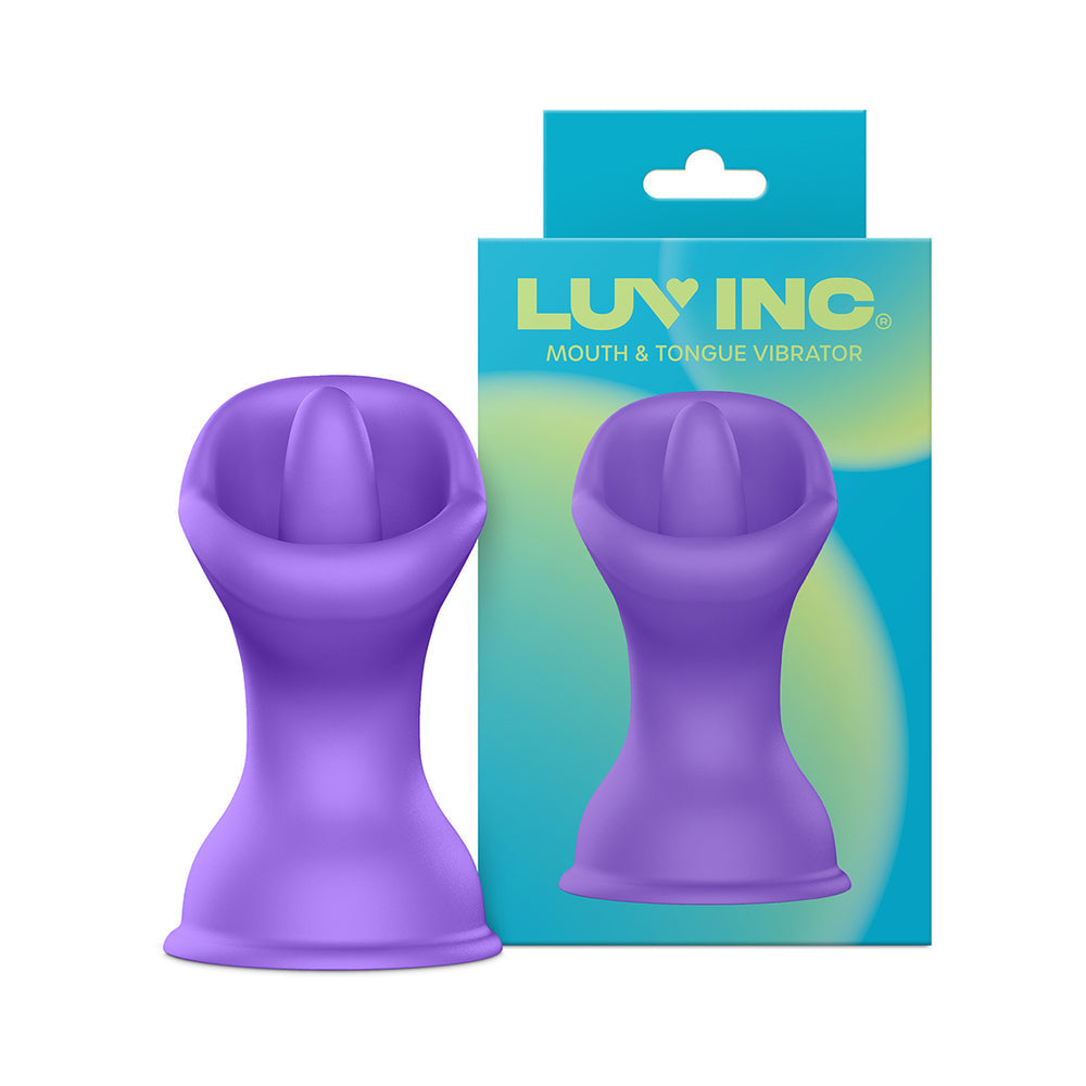 Luv Inc Mv57: Mouth &amp; Tongue Vibrator Purple