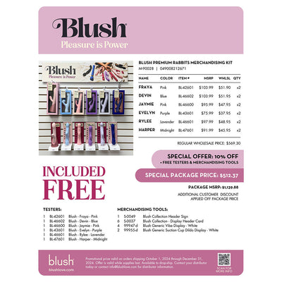 Blush Premium Rabbits Merchandising Kit