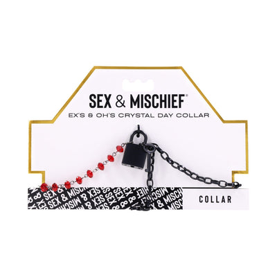 Sportsheets Sex & Mischief Ex''s & Oh''s Crystal Day Collar