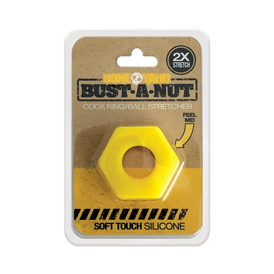 Boneyard Bust a Nut Cock Ring Yellow