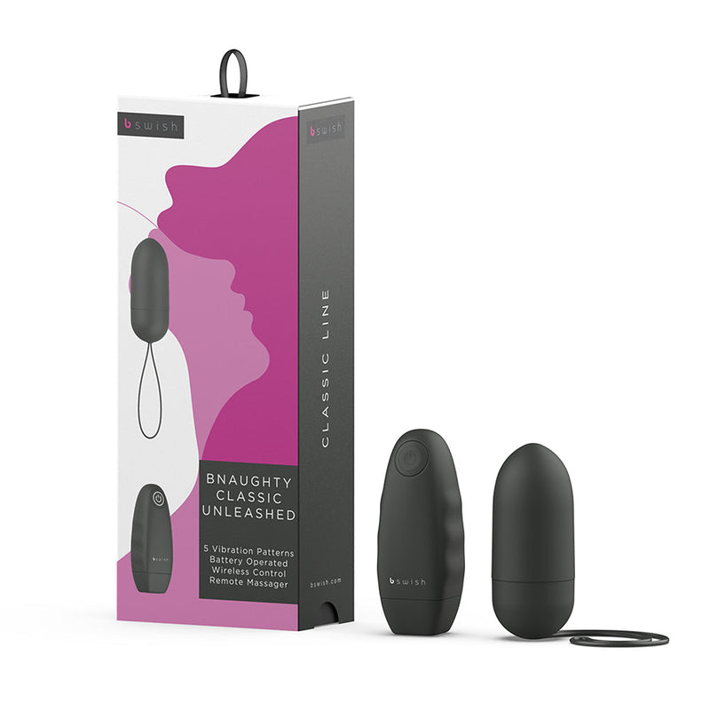 B Swish Bnaughty Classic Unleashed Vibrator Black