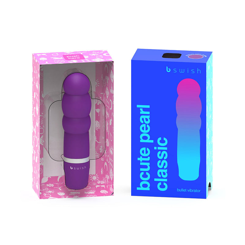 B Swish Bcute Classic Pearl Vibrator Purple