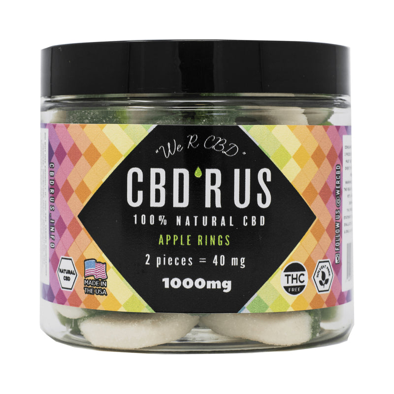 CBD R US Apple Rings 1000mg