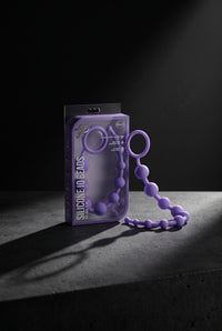 Blush Luxe Silicone 10 Beads for Anal Play Purple