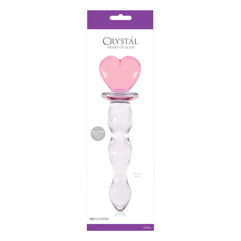 Crystal Heart of Glass-Pink Glass Dildo