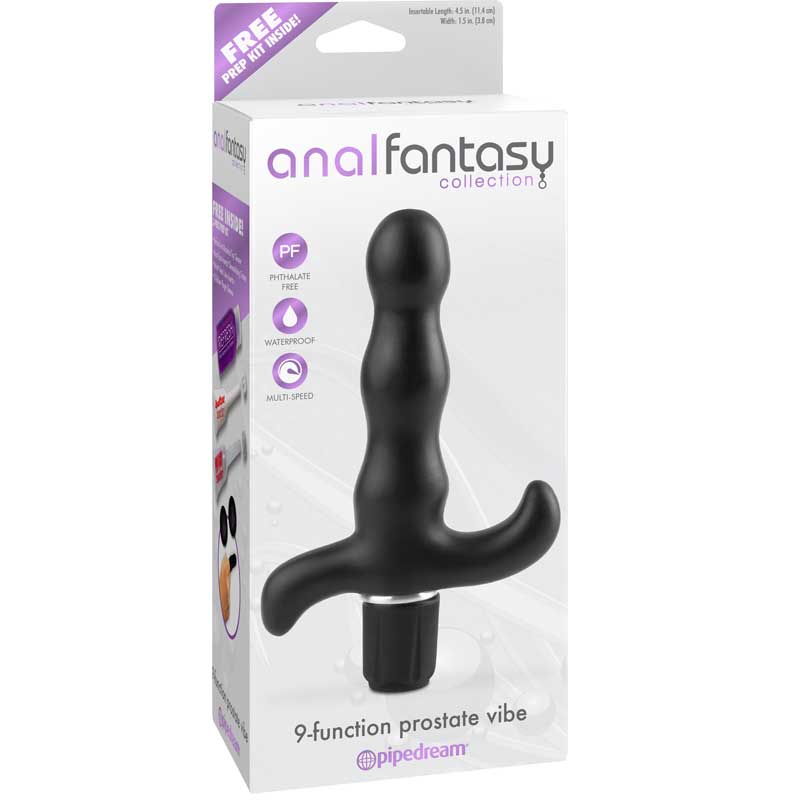 Pipedream Anal Fantasy Collection 9-Function Prostate Vibe Black